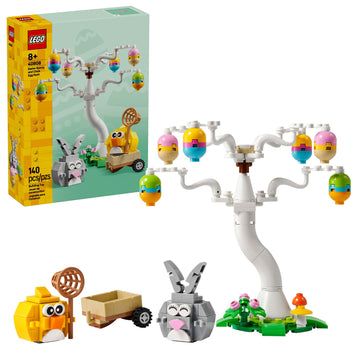 LEGO Easter Bunny and Chick Egg Hunt Building Toy for Girls & Boys - Springtime Pretend Playset for Kids, Ages 8+ - Basket Stuffer or Gift Idea