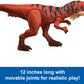 Mattel Jurassic World Wild Roar Afrovenator Dinosaur Figure