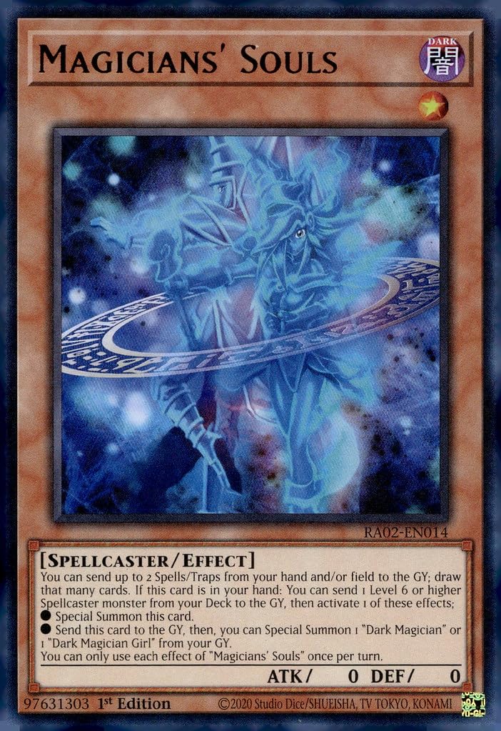 Magicians' Souls (UR) - RA02-EN014 - Ultra Rare - 1st Edition