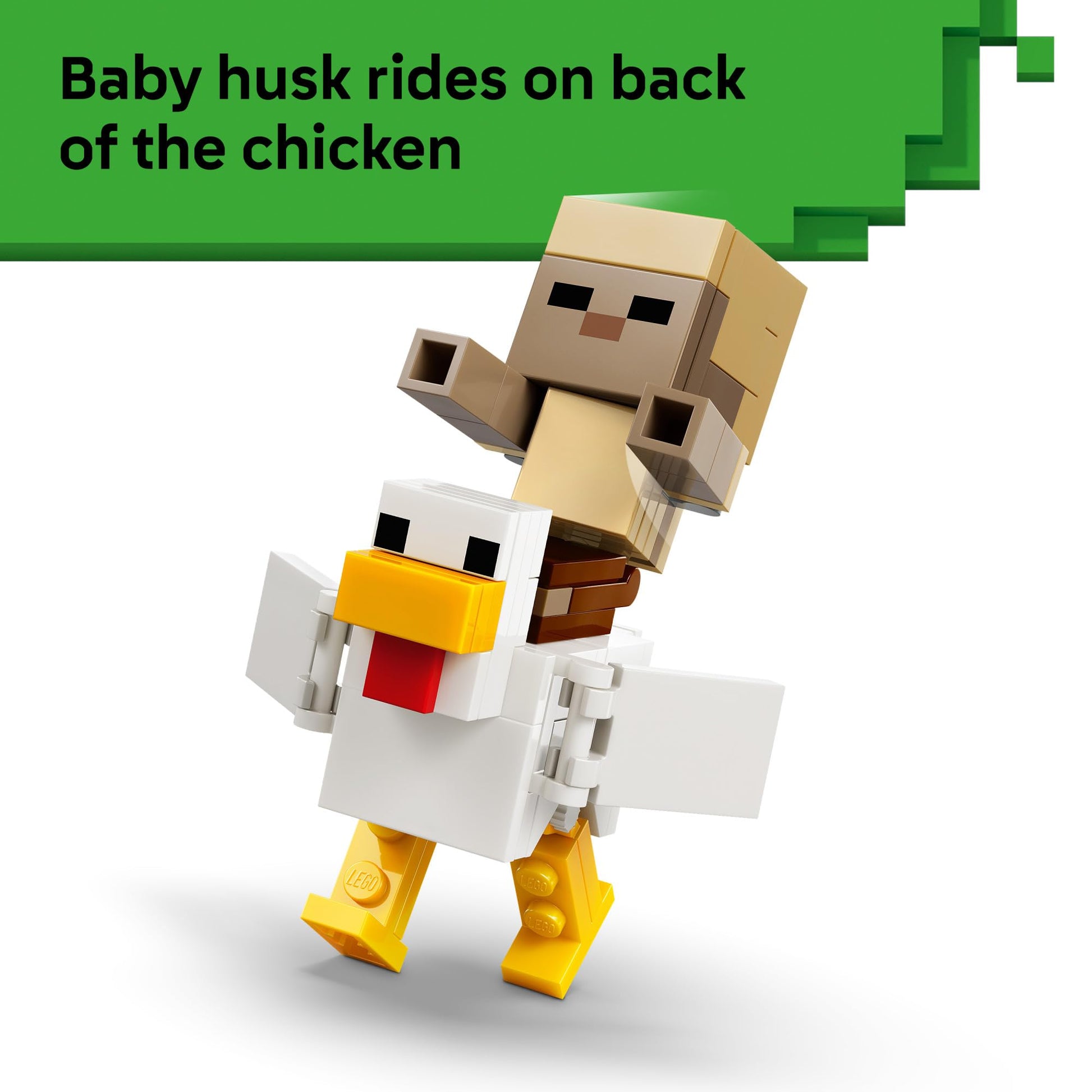 LEGO Minecraft Chicken Jockey Desert Attack 21592