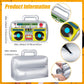 Gejoy 2 Pcs Inflatable Boombox and Cell Phone Props, Retro 80s 90s Party Decorations, Hip Hop Theme Party Supplies, Halloween Costume Accessories