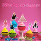 24pcs Popular Happy Birthday Cupcake Toppers, In My Birthday Era Cupcake Toppers, Super Star Party Cake Decorations, In My Era Decorations For Party