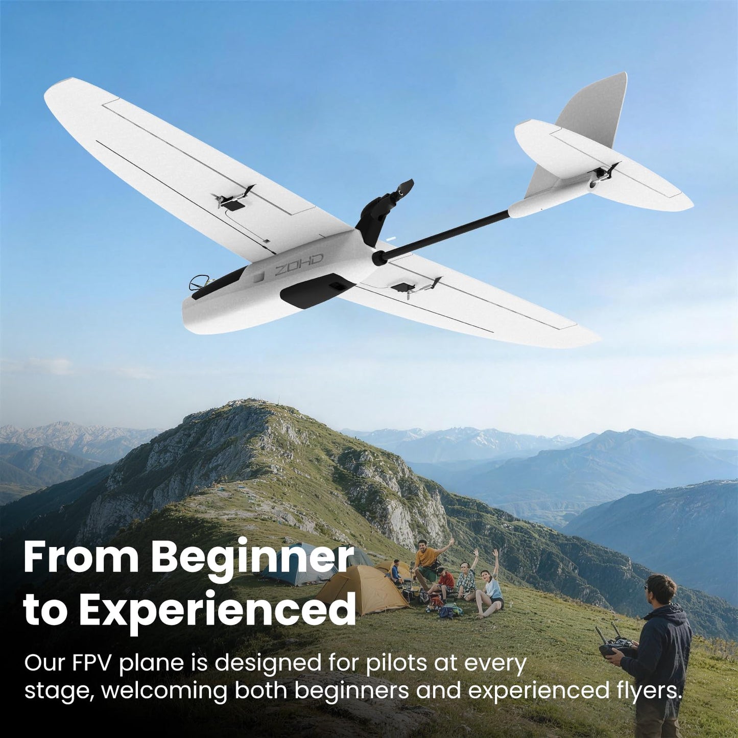 Buddy RC ZOHD Drift FPV Airplane, Entry FPV Drone RC Airplane for Adults with 870MM Wingspan, Easy Controlled RC Plane for Begginer (PNP