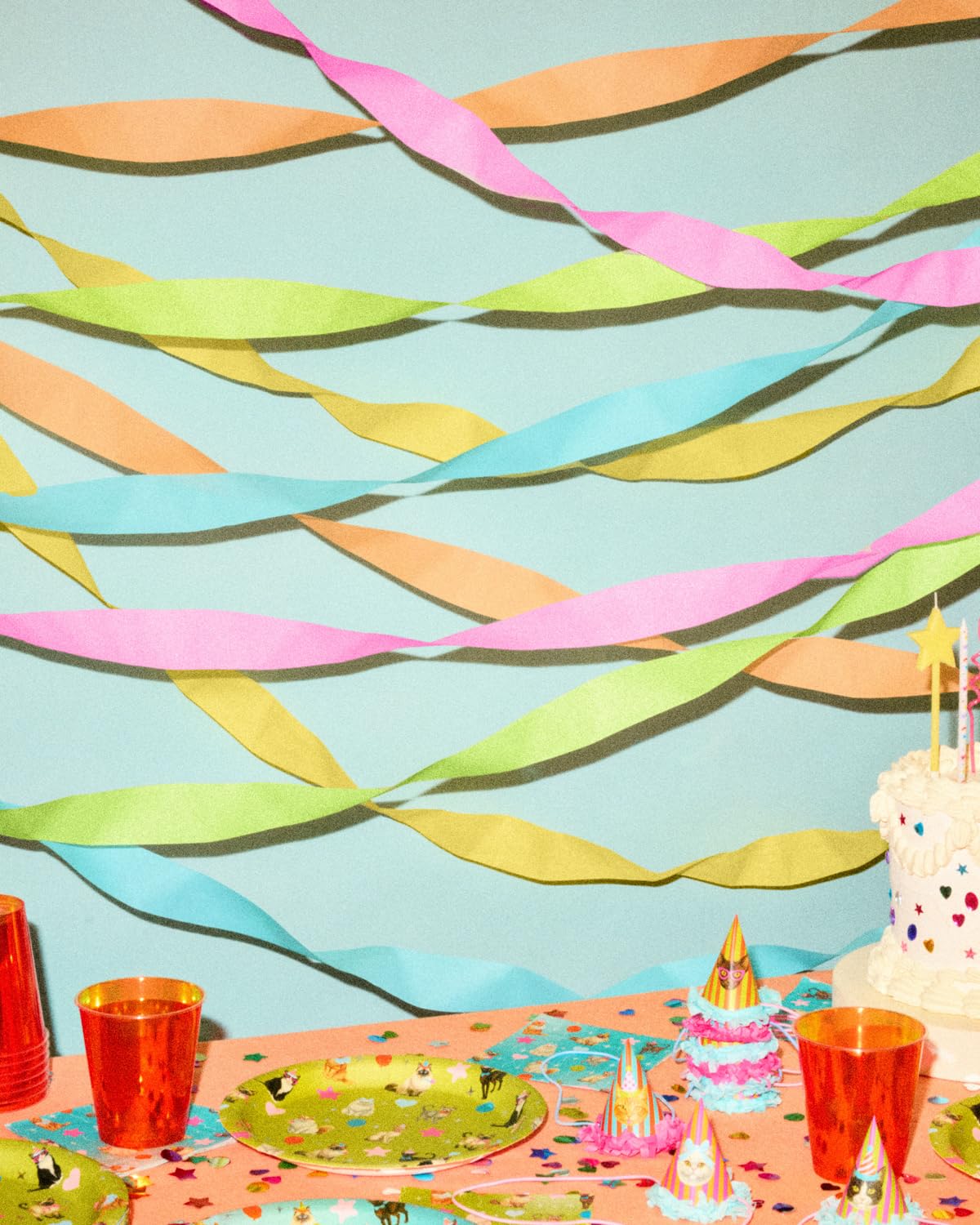 xo, Fetti 5 Summer Party Streamers Crepe Paper | Pool Birthday Decor