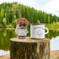 Jpaklpe Positive Crochet Potato, Handmade Desk Decor Gift with Wooden Stand