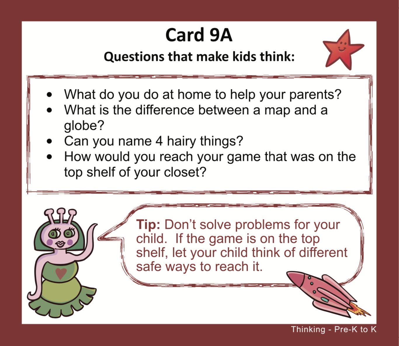 TestingMom.com Gifted Learning Flash Cards - Thinking & Problem-Solving for Pre-K - Kindergarten - Gifted and Talented Educational Toy Practice