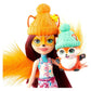 Mattel Enchantimals Snowtastic Sled Set with Felicity Fox Small Doll (6-in), Flick Animal Figure, Sled, and Accessories, Makes a for 3-8 Year Olds