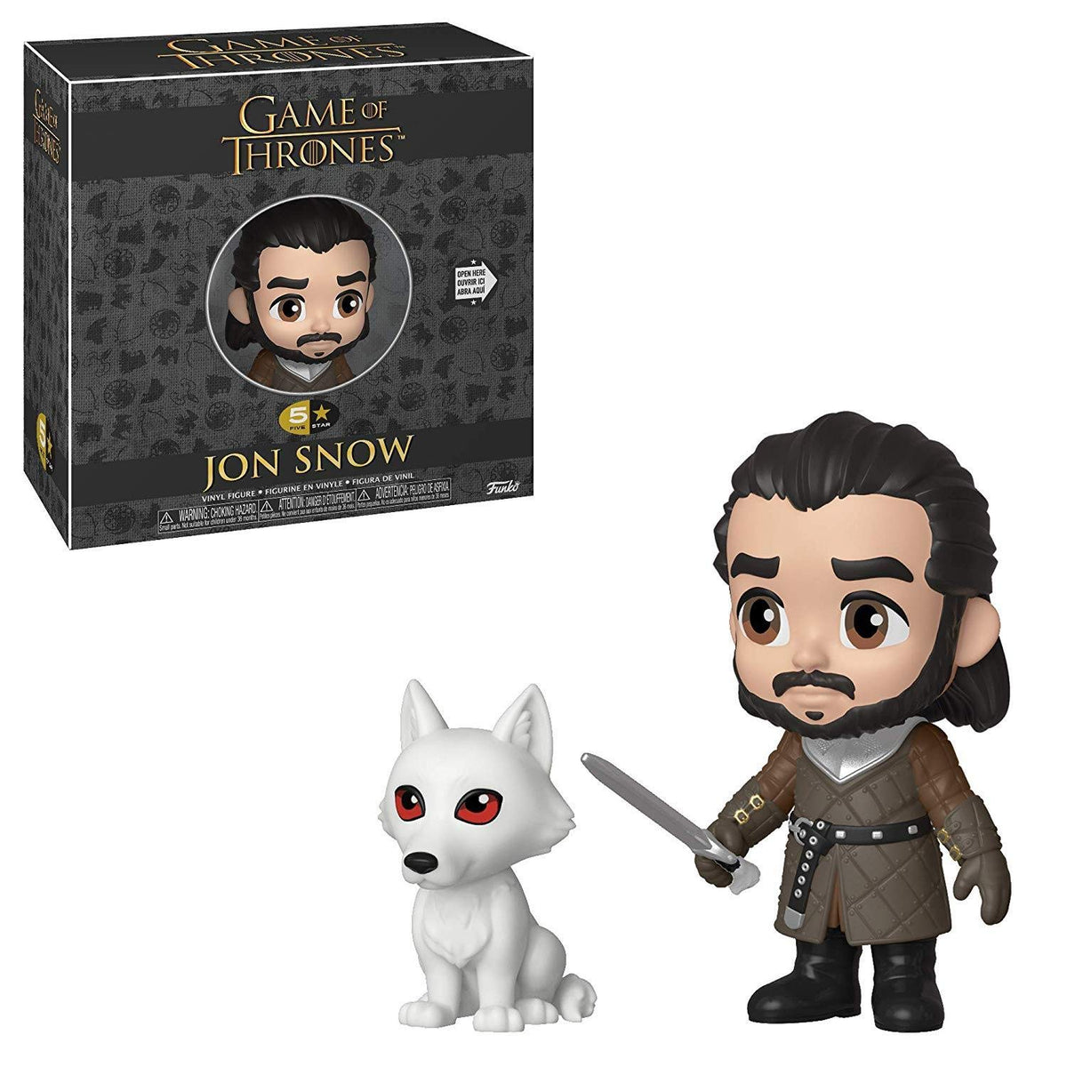 Funko 5 Star: Game of Thrones : Jon Snow - Collectible Vinyl Figure - Gift Idea - Official Merchandise - for Kids & Adults - TV Fans - Model Figure