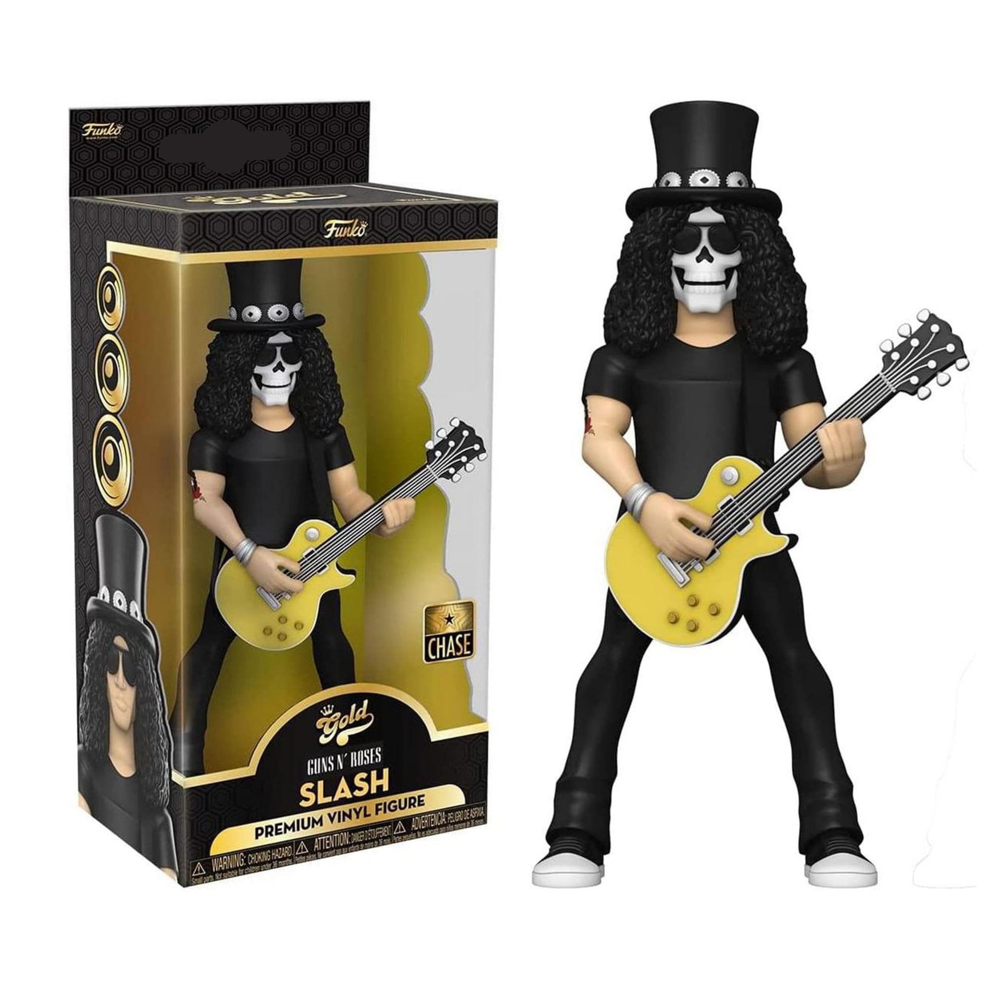 Funko GNR Guns N Roses Gold 5 Inch Vinyl Figure | Slash Chase