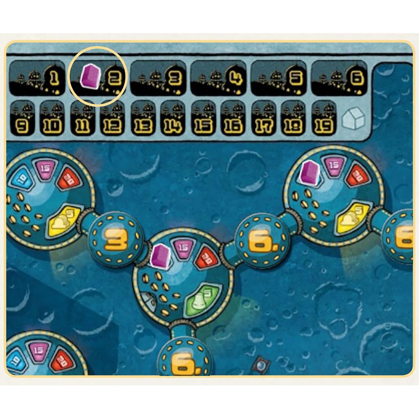 Rio Grande Games Power Grid Board Game, Space Colonization Economic Strategy, 2-6 Players, 45-90 Minutes, Ages 14+