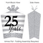 Big Dot of Happiness We Still Do - 25th Wedding Anniversary - Table Decorations - Anniversary Party Fold and Flare Centerpieces - 10 Count
