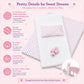 Emily Rose 18" Doll White Stackable Bed w/Storage Drawer & Bedding Set