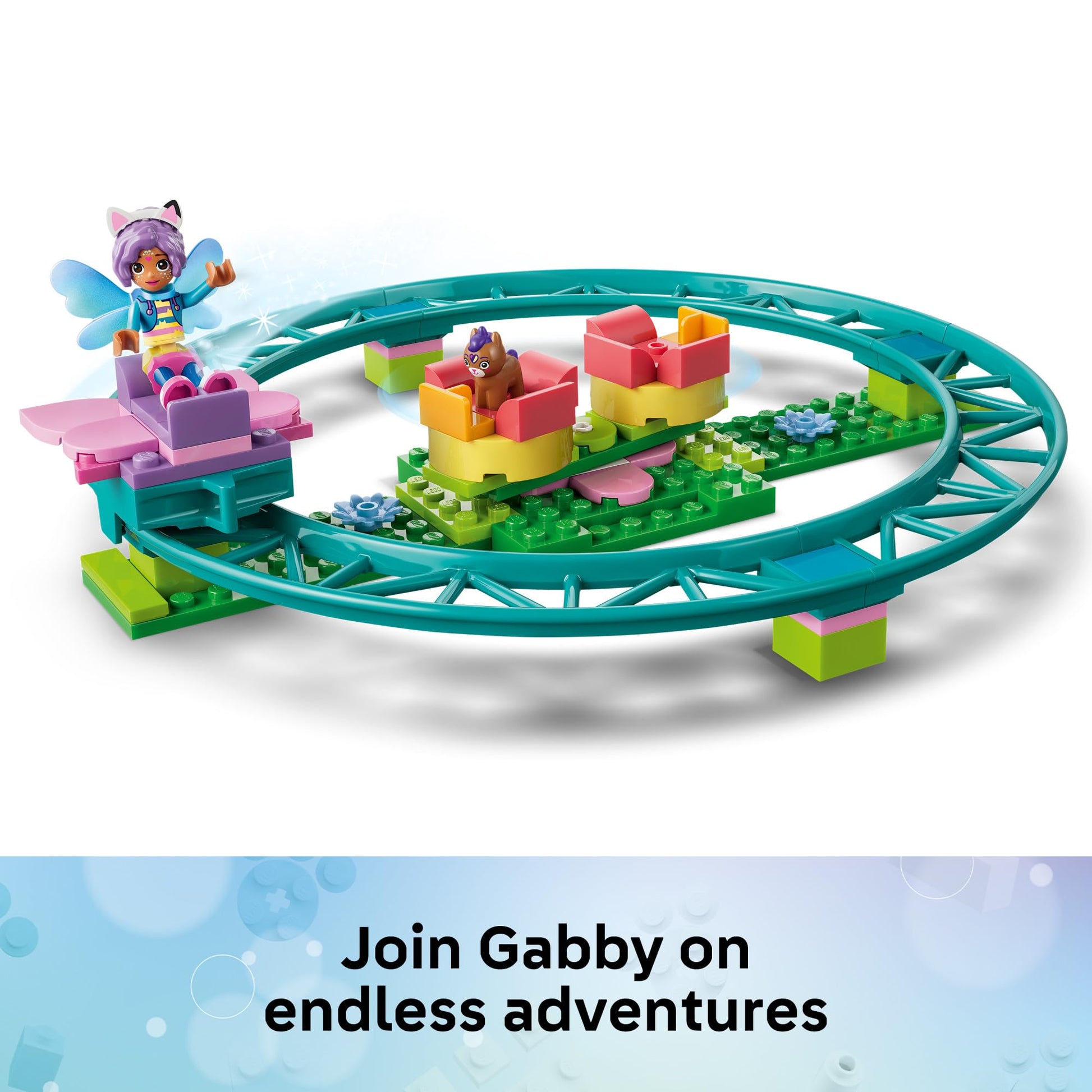 LEGO Gabby's Dollhouse Fairy Roller Coaster and Tea Party 11214