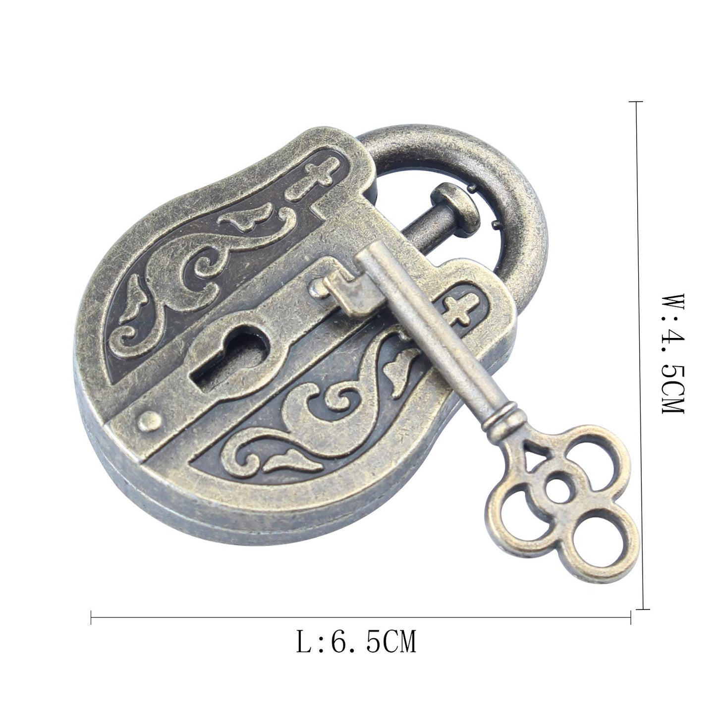 Brain Teaser Puzzle for Adults Puzzles Metal Hole Lock Adult Educational Toy Jigsaw IQ Puzzle (Blue)