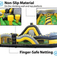 Radical Run Inflatable Obstacle Course with Climbing Wall - Venom Yellow and Black - 29' L x 18' W x 15' H - Commercial Grade Interactive Bounce House