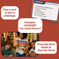 Pass the Torch Party Game for Teens and Families Ages 10+ Fast Thinking Word Challenge Card Games for Groups 3-10 Players - Gift for Kids and Adults