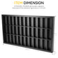 3.75 inch Figure Collectors Showcase, Display Frame Case for Action Figures, Dustproof Cabinet Box for Collectibles, Compatible with Star was/ Gi Jeo