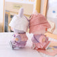 17cm Doll Clothes Set (No Doll), 5 Pieces Skirt Outfit Set for 6.7inch Dolls Dress Suit, Fashion Kawaii Dress Up Hat Overskirt Shoes Accessories