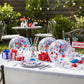 Fun Express Patriotic Glitter Beach Ball - Toys - 12 Pieces