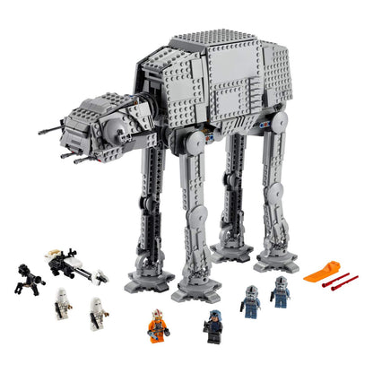 LEGO Star Wars at-at Walker 75288 Building Toy, 40th Anniversary Collectible Figure Set, Room Décor, Gift Idea for Kids, Boys & Girls with 6