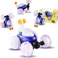 Haktoys Rechargeable RC Tornado Stunt Car - 360° Flip Remote Control Turbo Twister Vehicle with Lights & Music | Double-Sided Spinning Car Toy