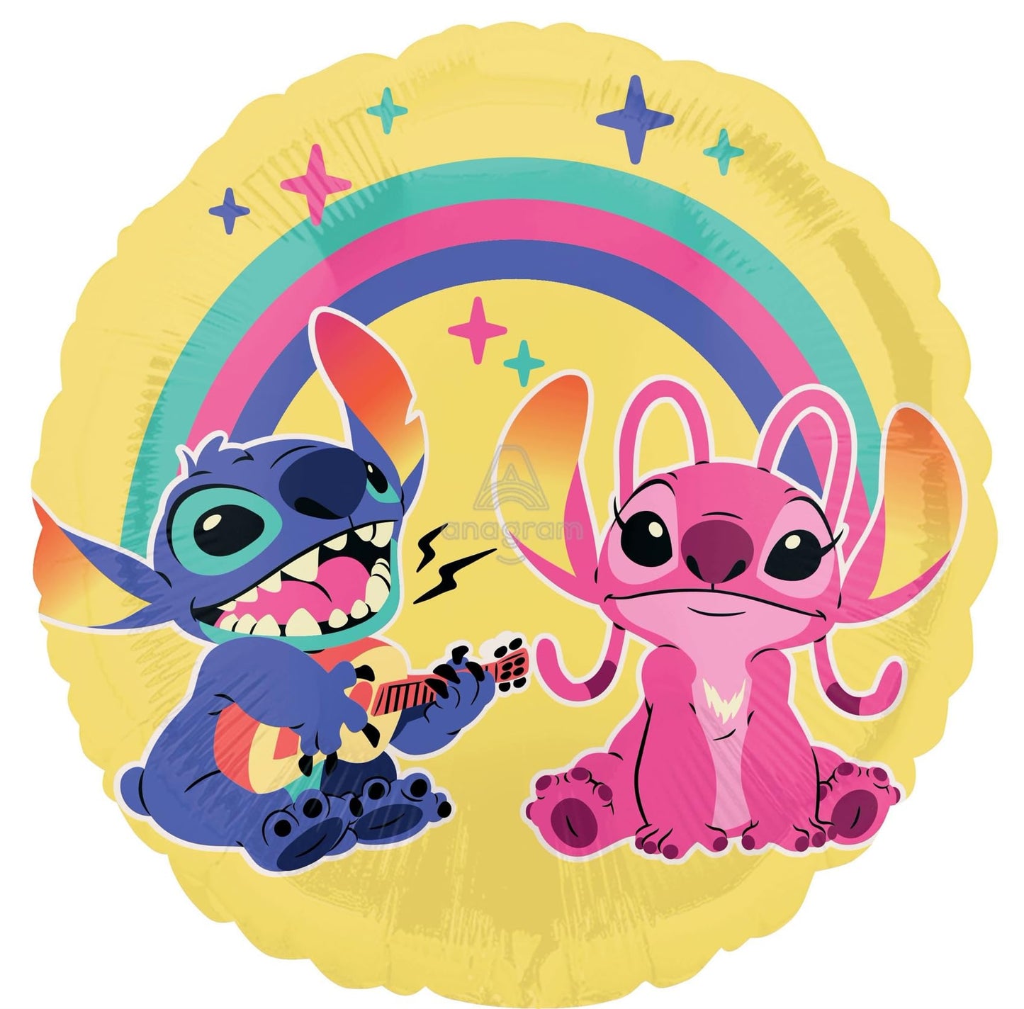 Angel and Stitch's Birthday Party Supplies 6 pc Balloons Decorations