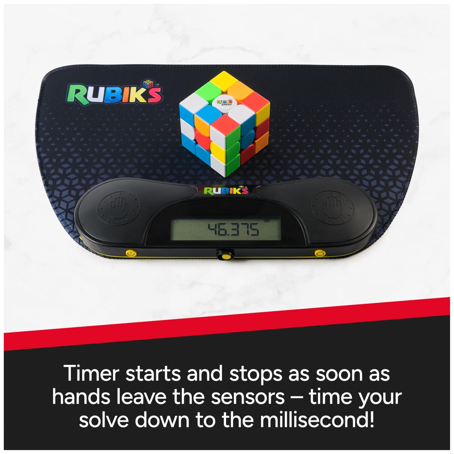 Rubik's Speed Timer & Mat Set for Speedcubing. Practice for Competitions