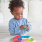 Tender Leaf Toys - Colour Me Happy - 13 Pieces Educational Colour Sorting Wooden Puzzle Toy with 3 Dimensional Shapes Underneath - Early Learning