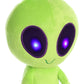 Aurora® Interstellar Galactic Cuties™ Twitch Light Up Alien Stuffed Animal - Cosmic Companions - Illuminating Fun - Green 8 Inches