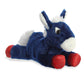 Aurora® Adorable Mini Flopsie™ Brave Donkey Stuffed Animal - Playful Ease - Timeless Companions - Blue 8 Inches