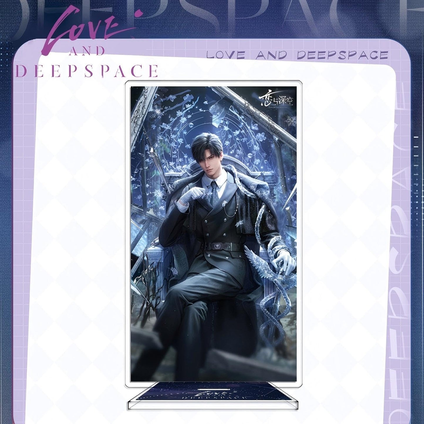 GOLEHS Love and Deepspace Acrylic Stand Figure - 6.4" Collectible Display - 5 Character Variants - Anime Desk Decor for Fans and Collectors