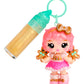Yummiland x Holiday Lip Gloss Doll - Gigi Gingerbread Includes DIY Lip Gloss + Keychain, Cosmetic Play, Seasonal Holiday Collectible, Gift, Ages 4+