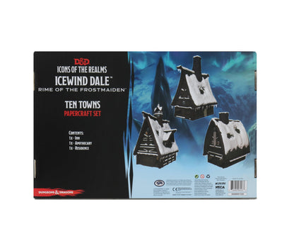 WizKids D&D Icons of The Realms: Icewind Dale: Rime of The Frostmaiden - Ten Towns Papercraft Set