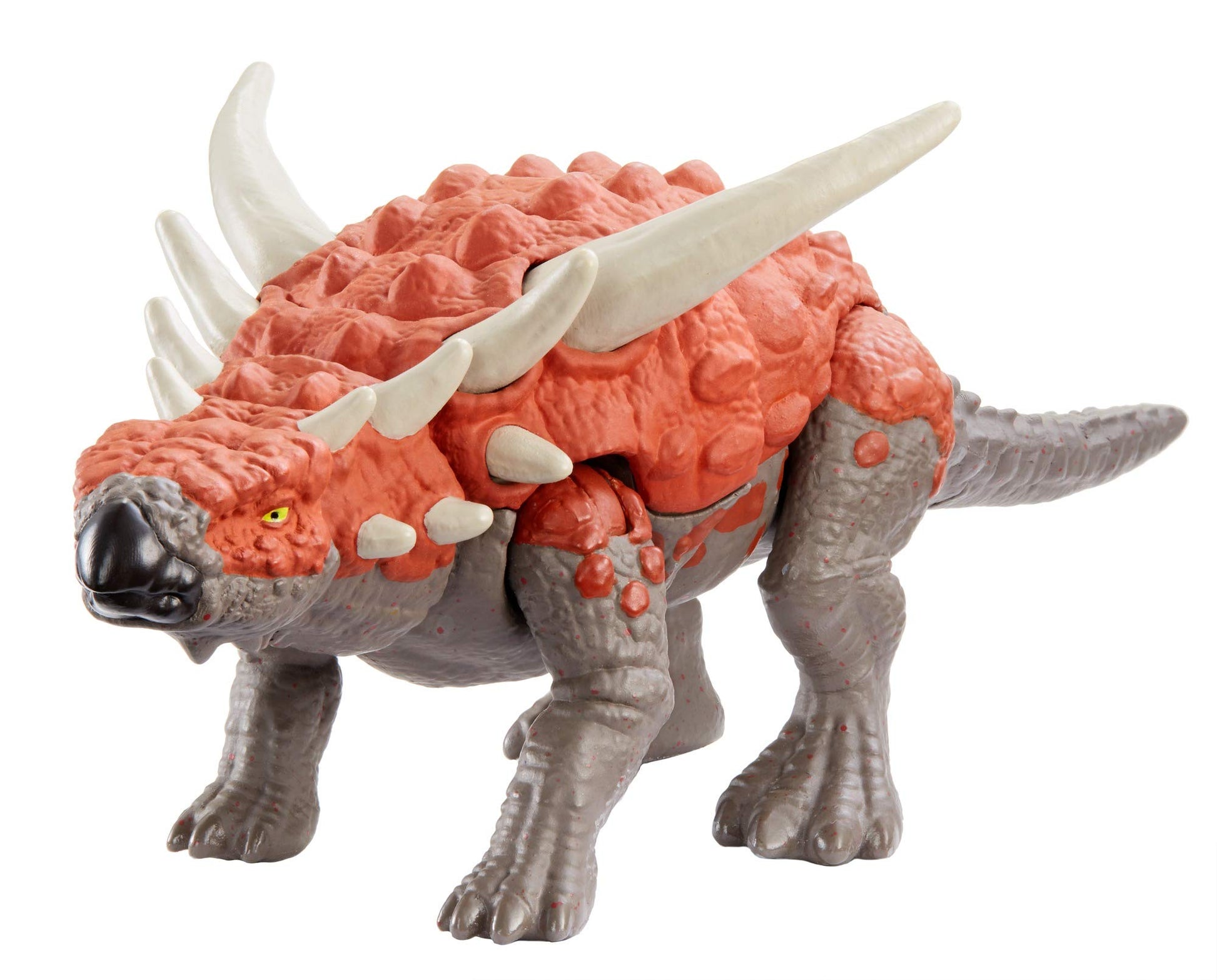Jurassic World Toys Savage Strike Sauropelta Figure, Smaller Size with Unique Attack Moves Like Biting, Head Ramming, Wing Flapping, Articulation
