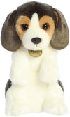 Aurora® Adorable Miyoni® Tots Sitting Pretty™ Beagle Pup Stuffed Animal - Lifelike Details Make a Cherished Companion - Perfect for Decorating