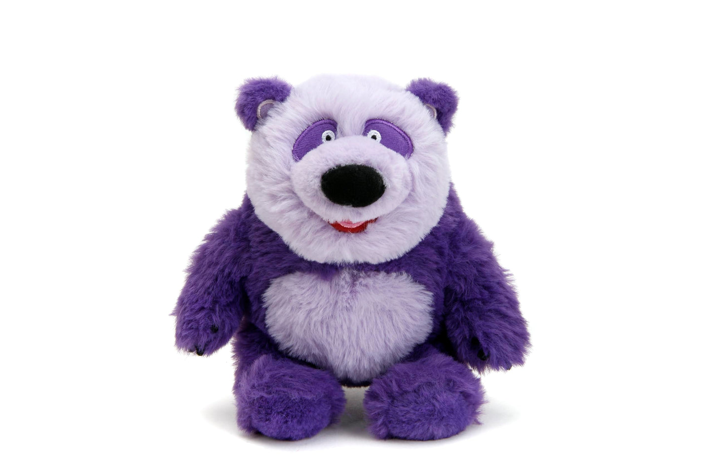 Jada Toys Donkey Hodie 8" Sound Plush Twin Pack - Purple Panda & Duck Duck - Squeeze for Phrases from Preschool Show Donkey Hodie - Ages 3+