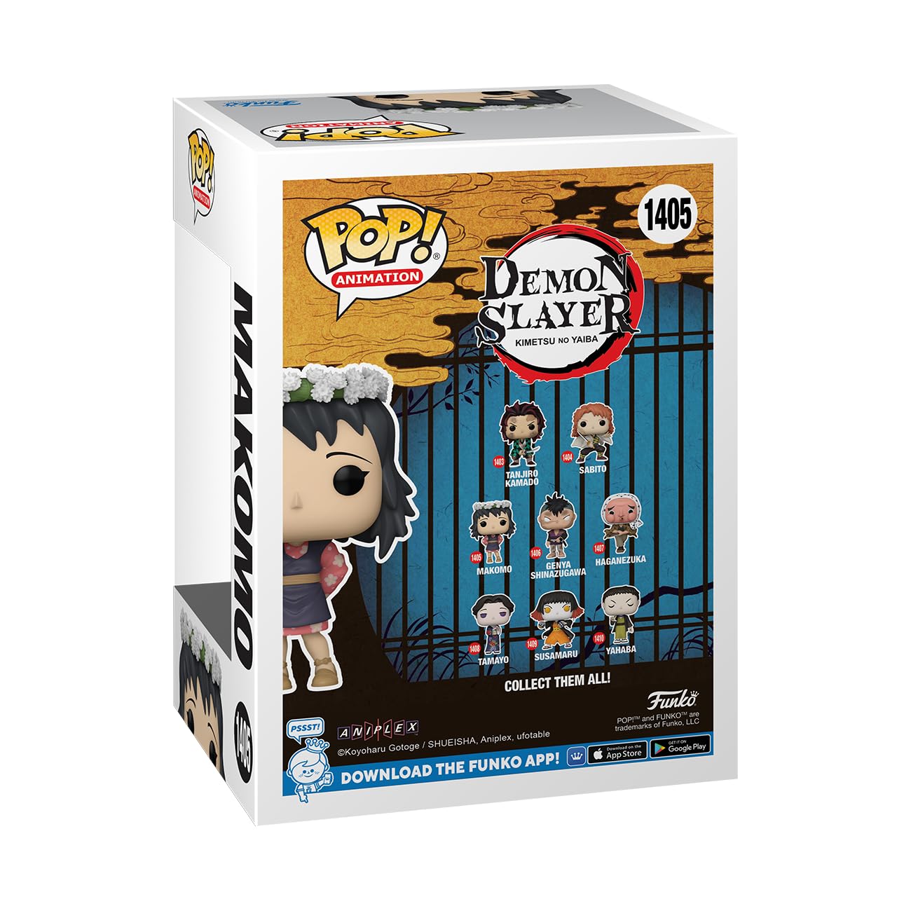 Funko POP! Animation: Demon Slayer - Makomo - (Flower Headdress) - Collectable Vinyl Figure - Gift Idea - Official Merchandise - for Kids & Adults