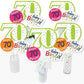Big Dot of Happiness 70th Birthday - Cheerful - Colorful Party Centerpiece Sticks - Table Toppers - Set of 15