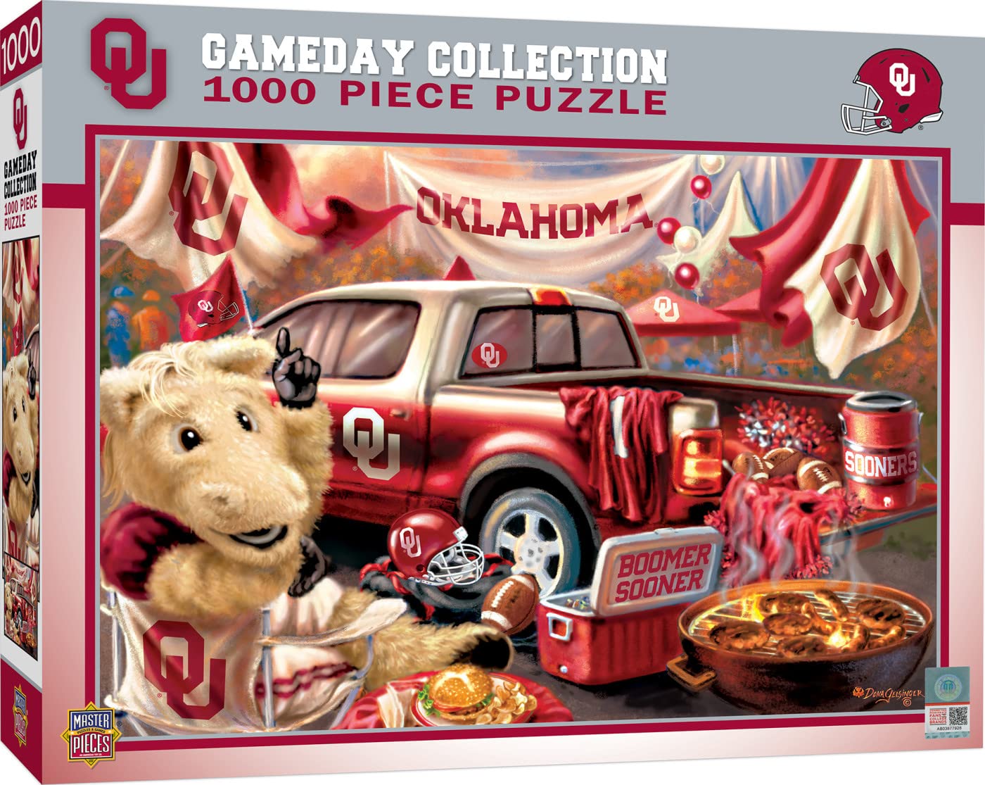 MasterPieces 1000 Piece Jigsaw Puzzle for Adults - NCAA Oklahoma Sooners Gameday - 19.25"x26.75"