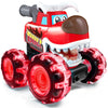 stargo - Bull Monster Truck Toy - Light Up Chomping Pull Back Truck - Press and Go Cars for Easter Basket Stuffers, Boy Birthday Gifts, Toys