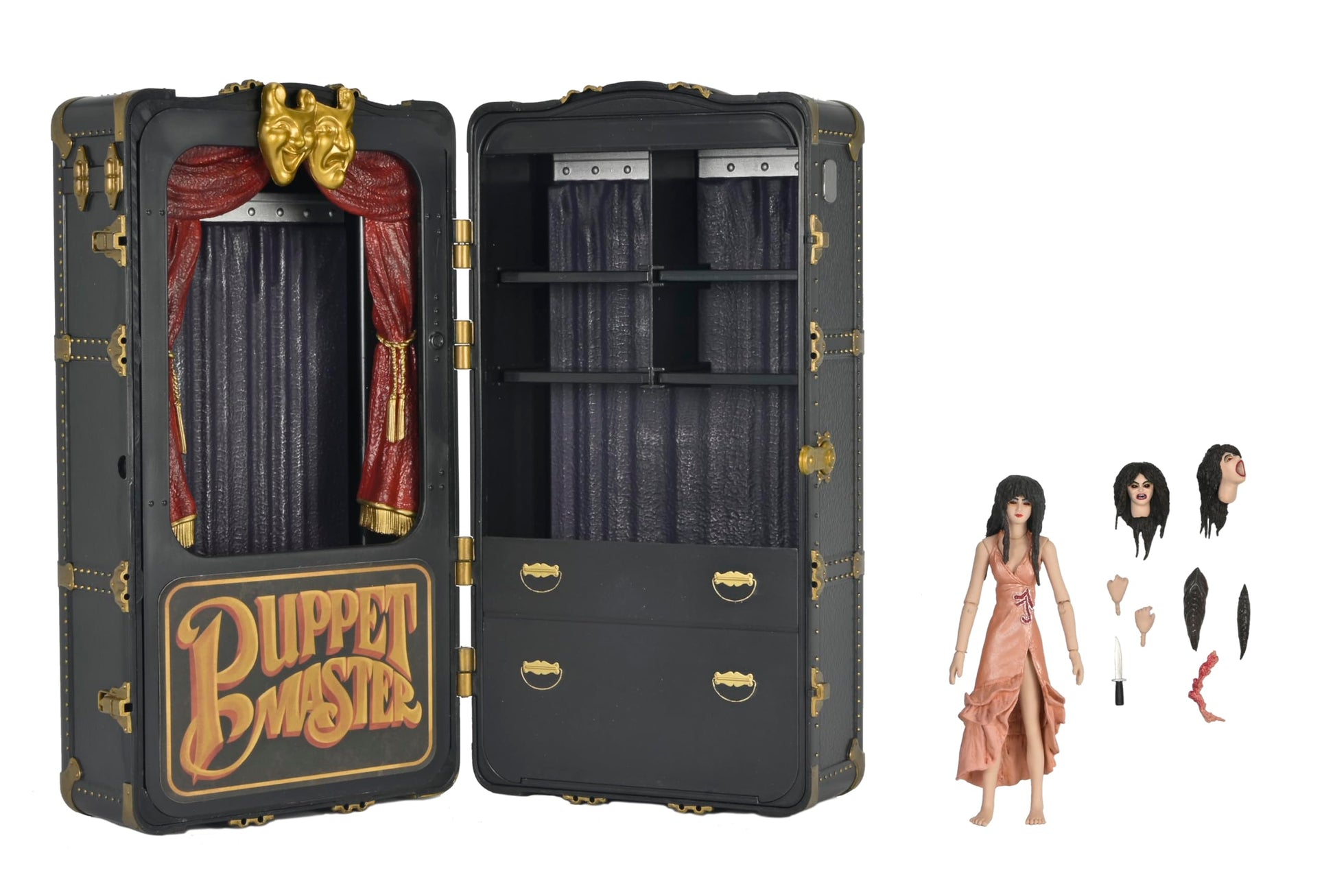 NECA - Puppet Master - 7" Scale Action Figure - Leech Woman and Toulon's Puppet
