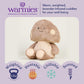 warmies Microwavable & Weighted Stuffed Animals, Brown Toadstool - Mushroom Microwave Plush for Warmth & Chill - Weighted Stuffed Animal for Adults