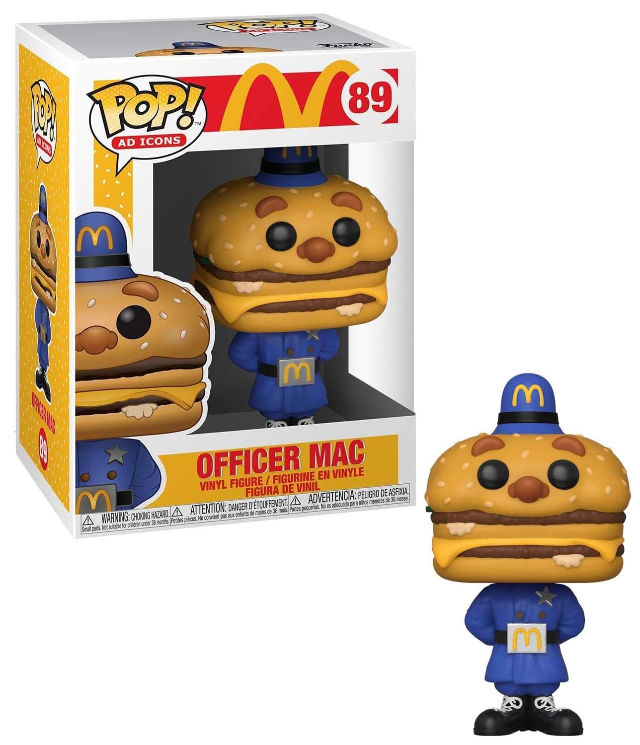 Funko Pop! Ad Icons: McDonald's - Officer Big Mac, Multicolor (45726)