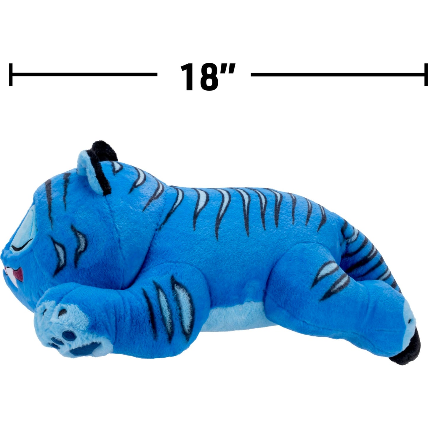 Kpop Demon Hunters 18-inch Sleeping Derpy Tiger - Ultra-Soft Collectible Movie Character - Hug-Ready Pillow Plush for Fans & Collectors - Ages 6+