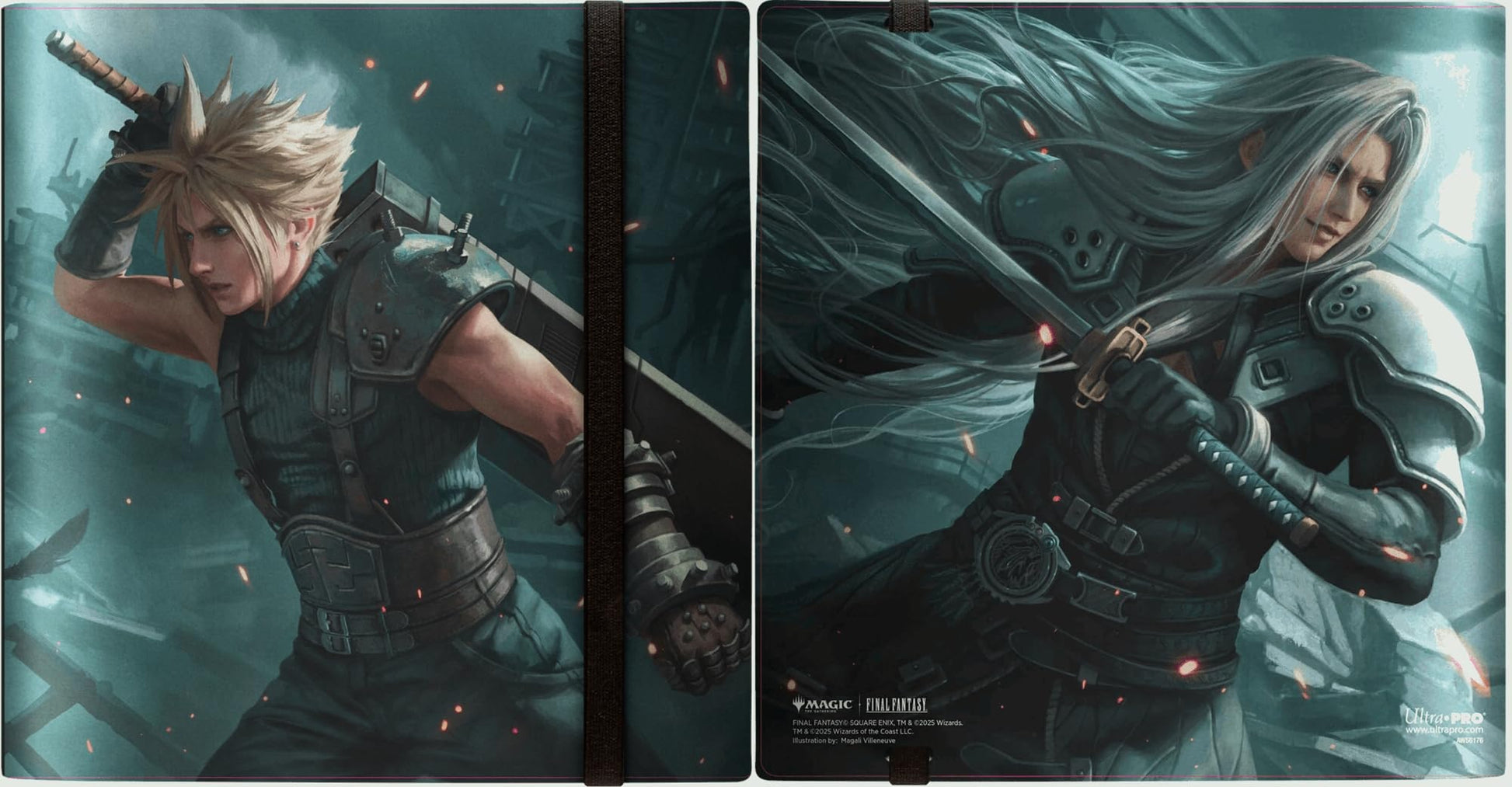 Ultra PRO - Final Fantasy x Universes Beyond Cloud/Sephiroth 12-Pocket PRO-Binder for Magic: The Gathering | TCG Card Collector Album, MTG Binder