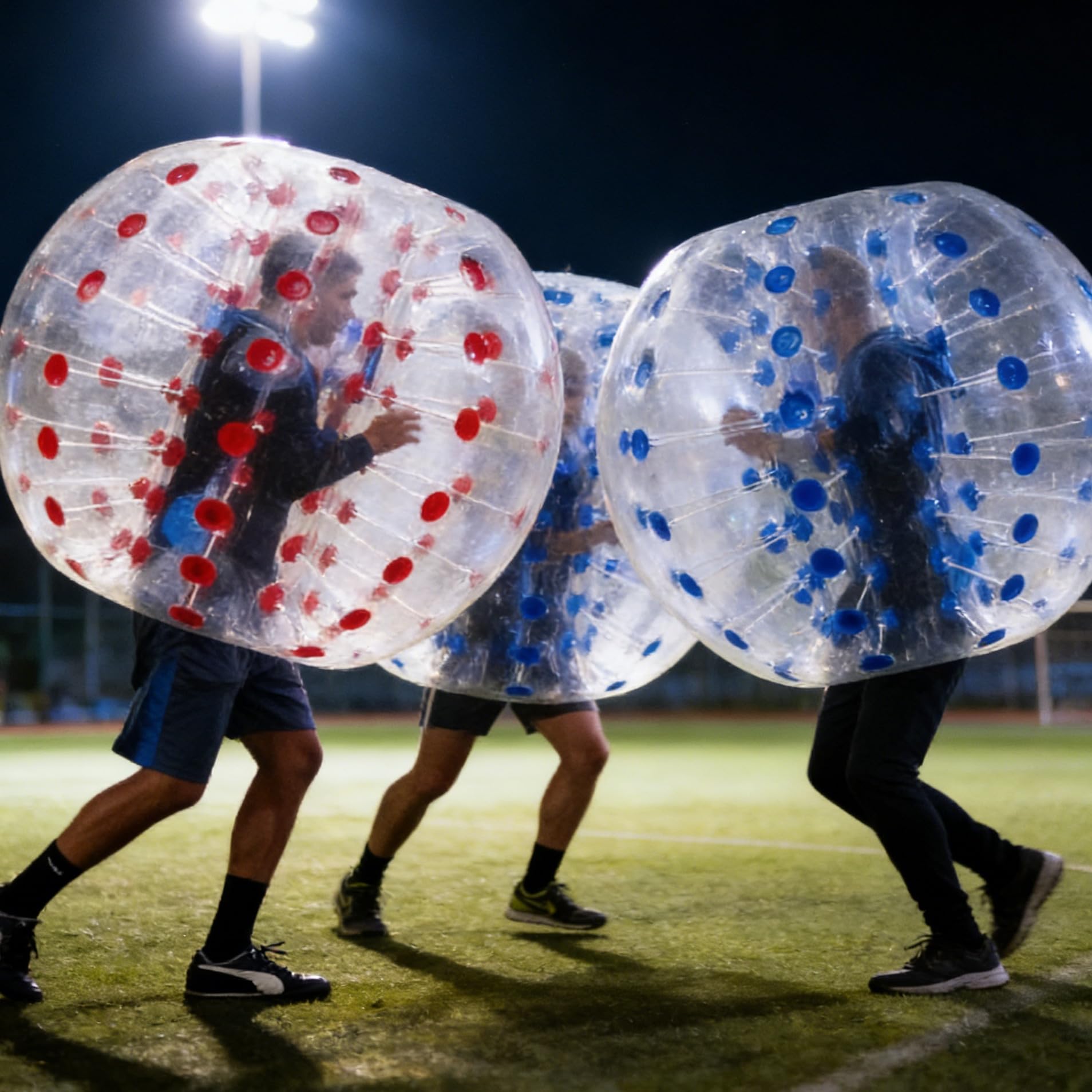 SZCQ Inflatable Bumper ONE Ball 1.2M/4ft Diameter Kids Bubble Soccer Balls Blow Up Toy Playground Balls Human Hamster Knocker Ball Outdoor Zorb Balls