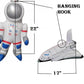 Outer Space Mission Inflatable Astronaut & Space Shuttle (Set of 2)
