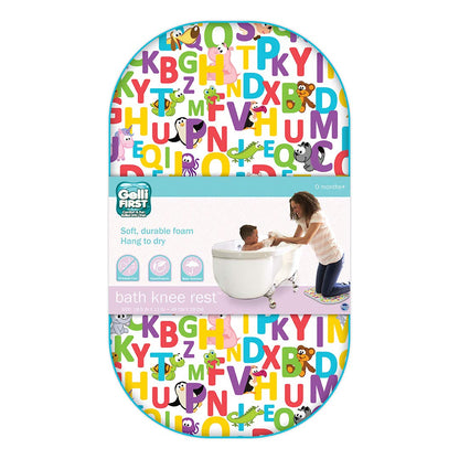 TCG Toys Gelli Mat - Neutral Fun Alphabet Bathtub Knee Rest - Provides Cushion for Your Knees While Bathing Your Little One. Brightly Colored, Made