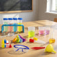 33PCS Plastic Lab Science Experiments Beakers Test Tubes Set