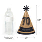 Big Dot of Happiness 70th Milestone Birthday - Cone Happy Birthday Party Hats for Adults - Set of 8 (Standard Size)